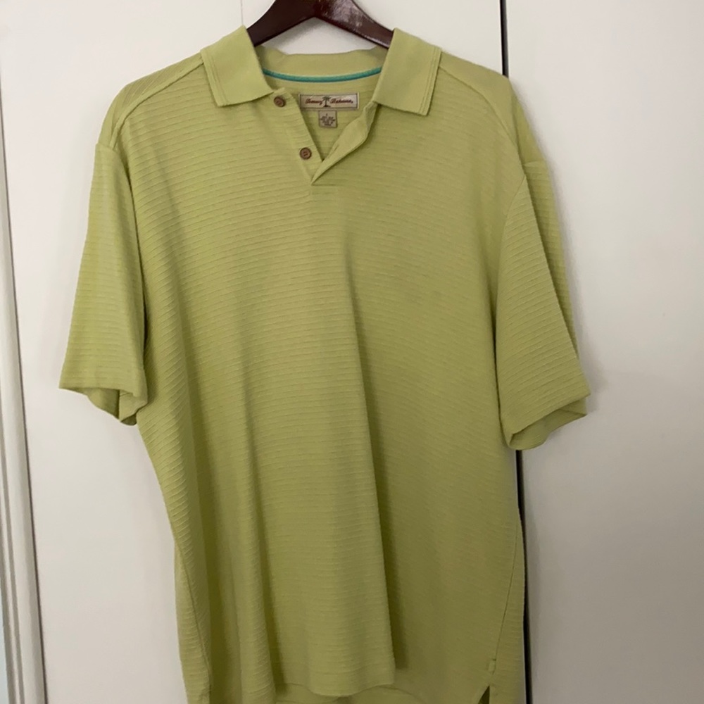 🌴 Beautiful TOMMY BAHAMA Lime Green Polo 🌴
